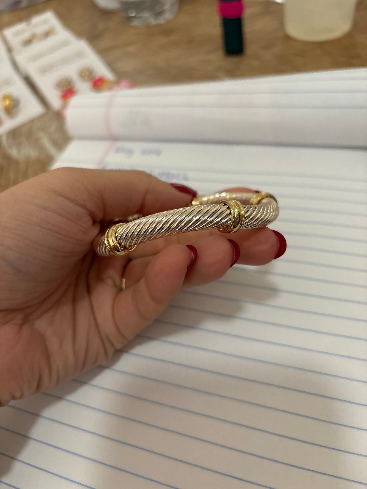 Metal Combo Bangle