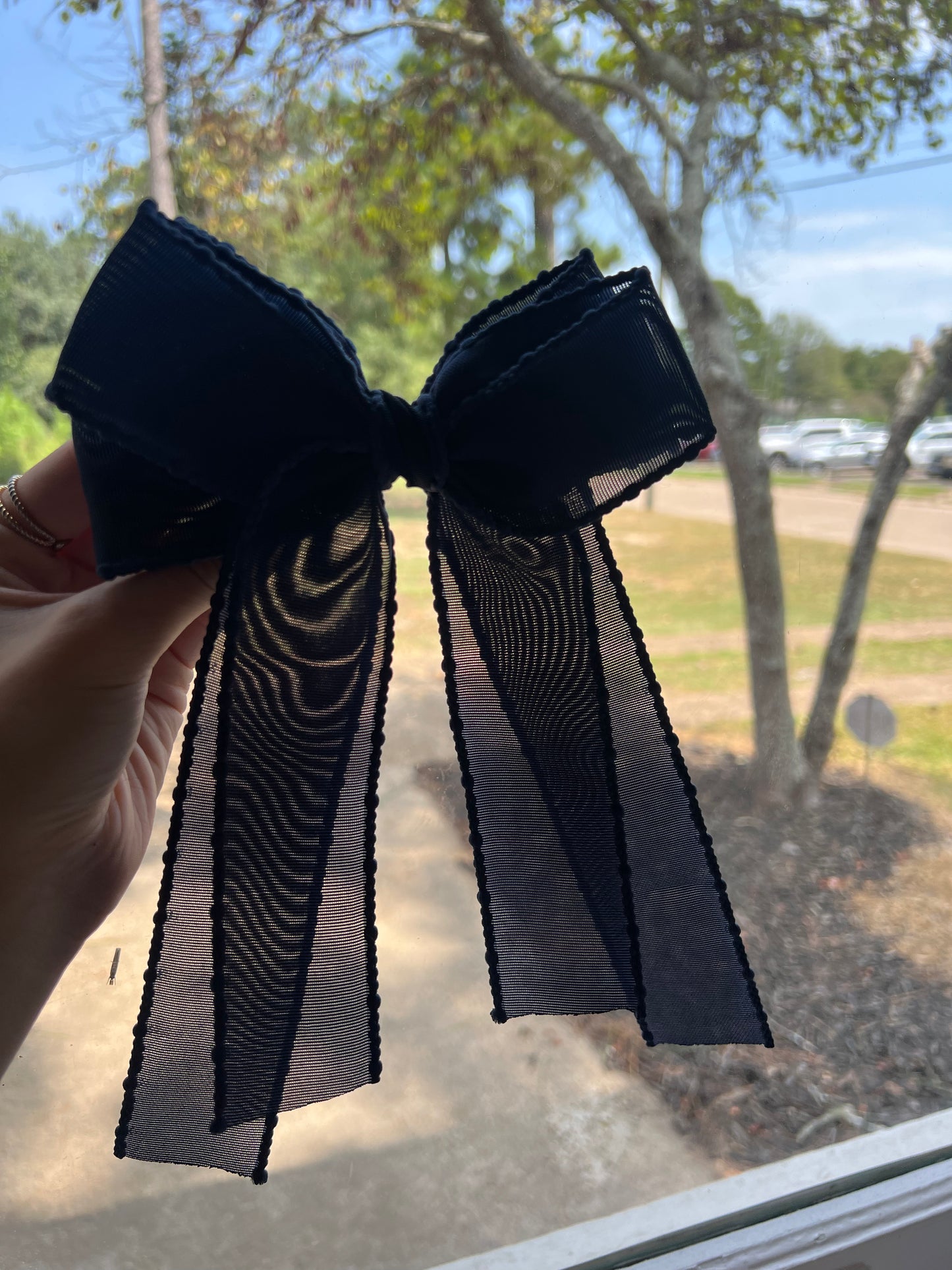 Navy Aliese Bow