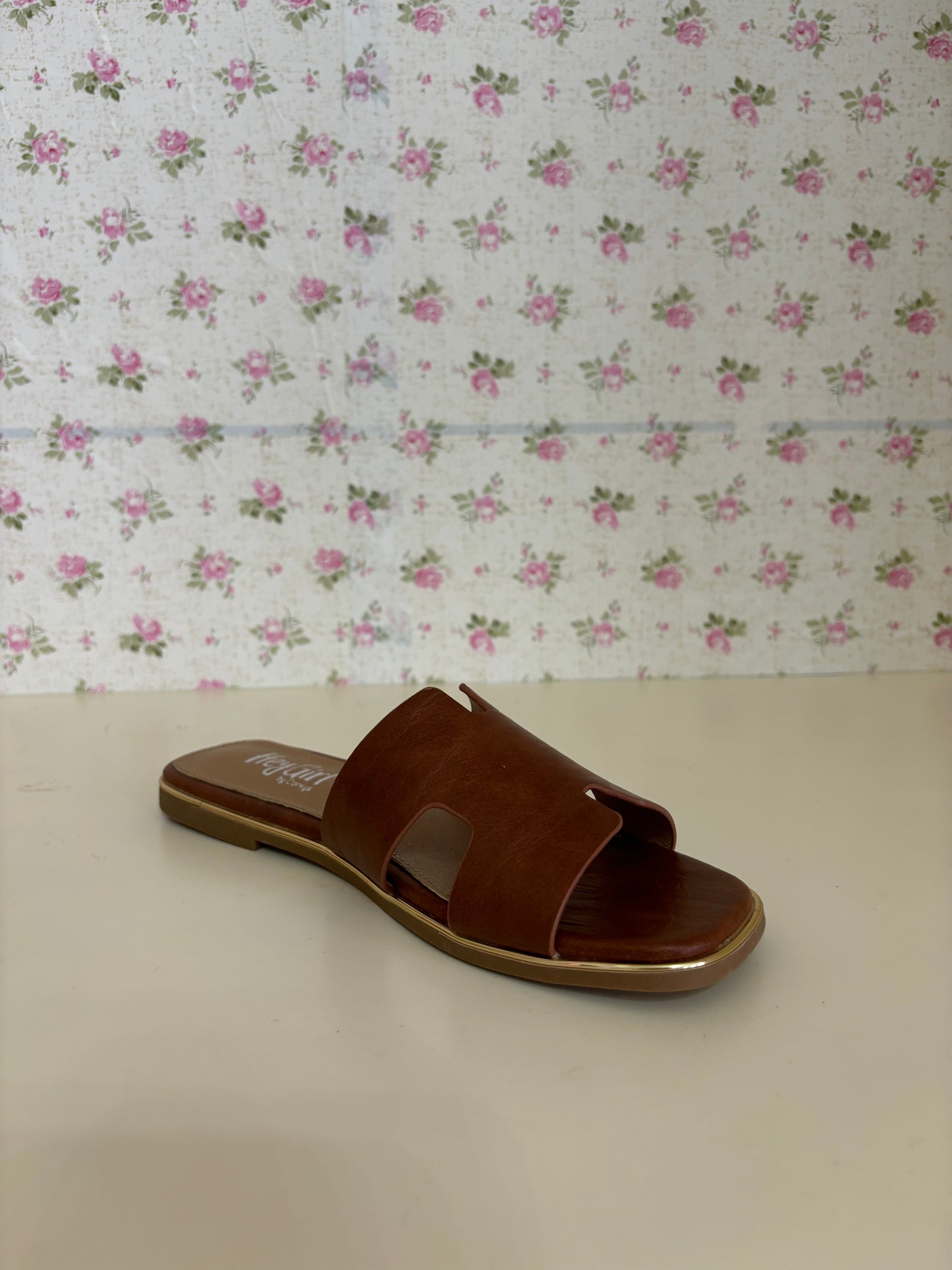 Cognac Sandals
