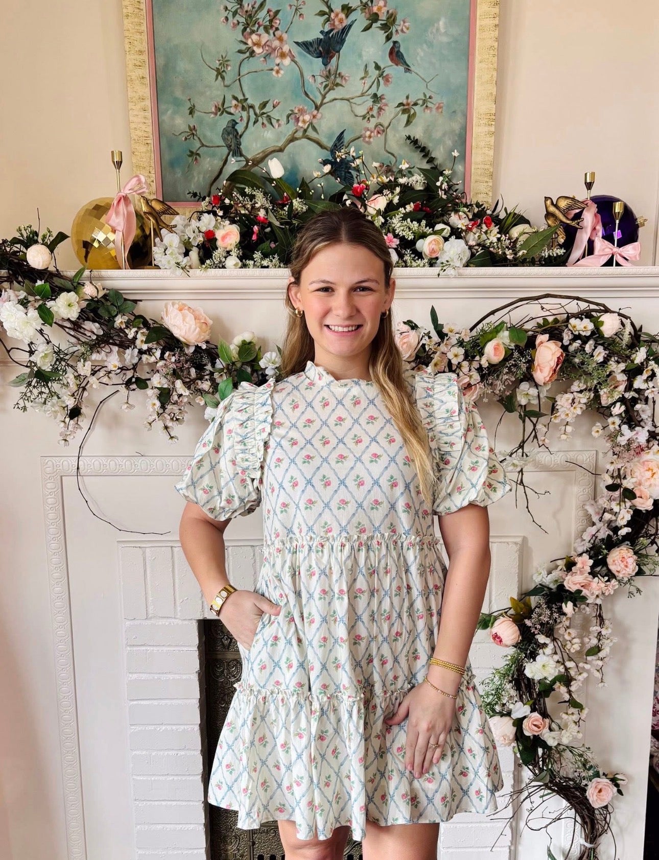 Floral Babydoll Dress