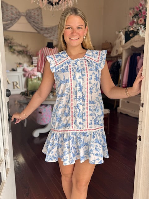 American Toile Dress