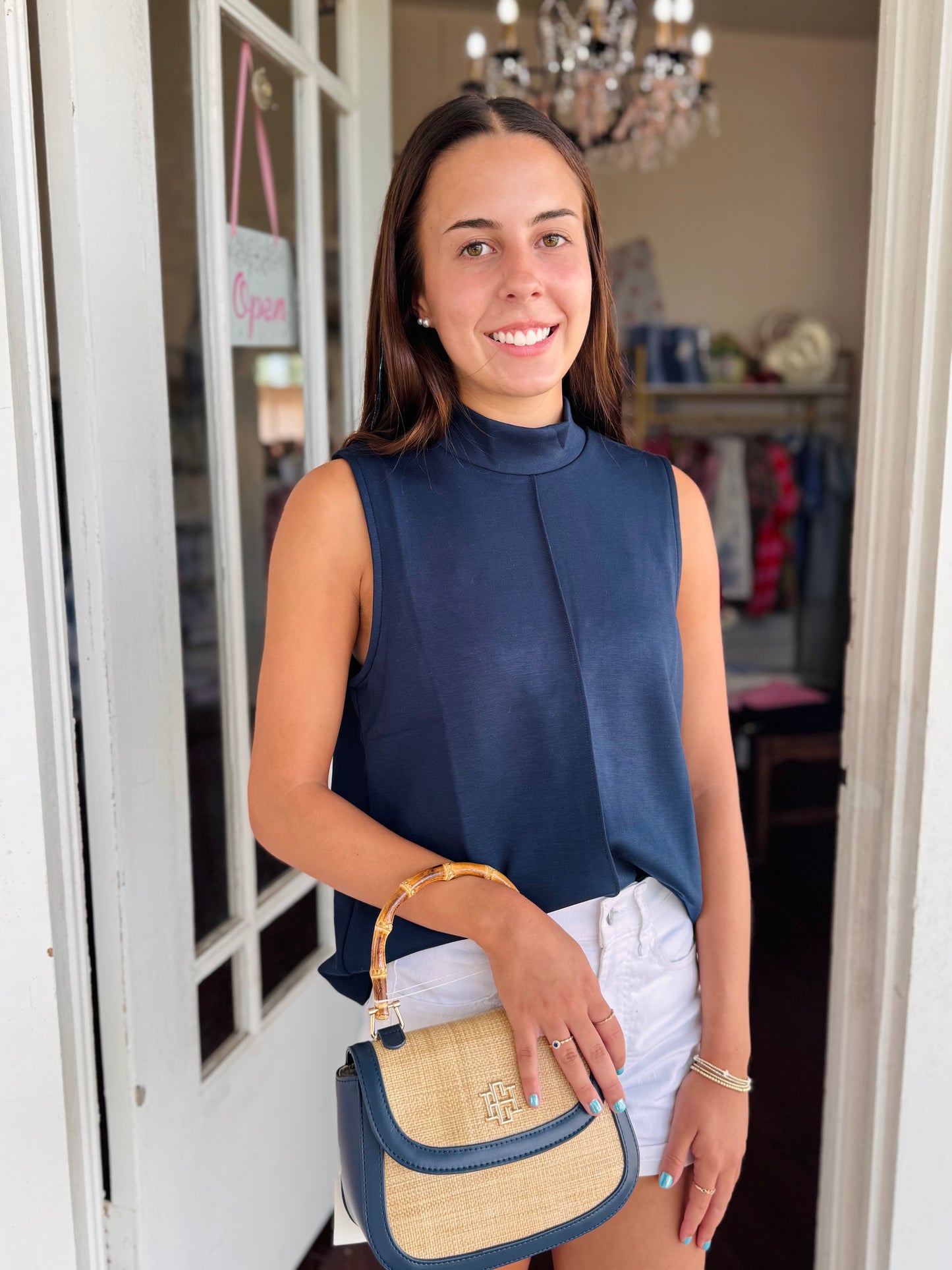 Kale Everyday Top Navy