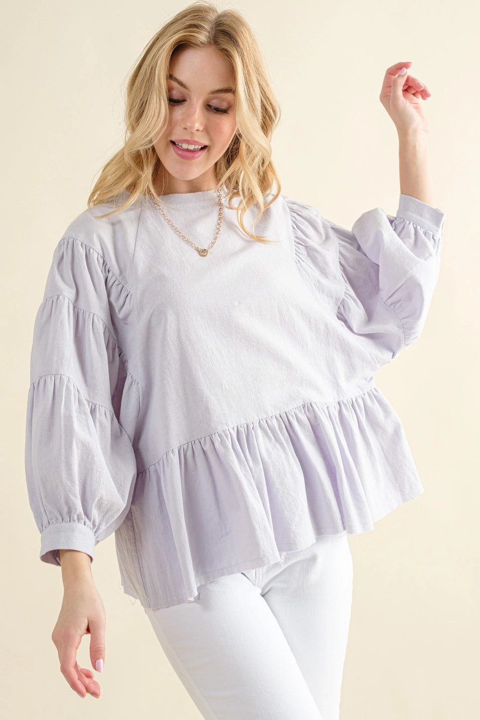 Raw Hem Top