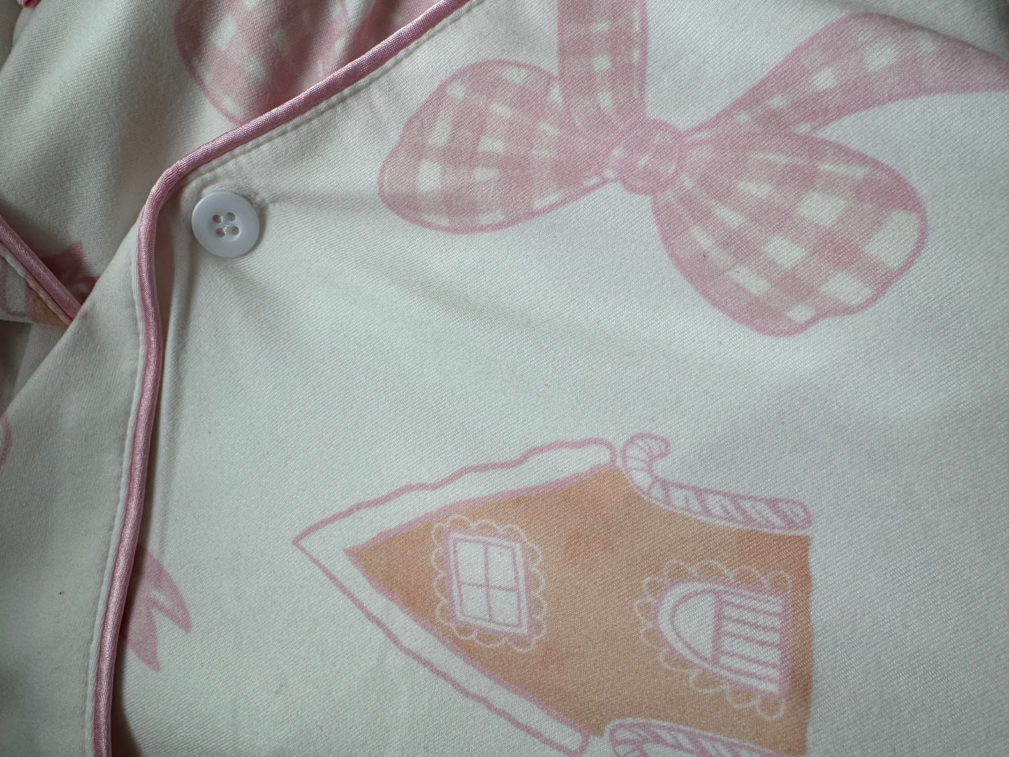 Bow Gingerbread Pajamas