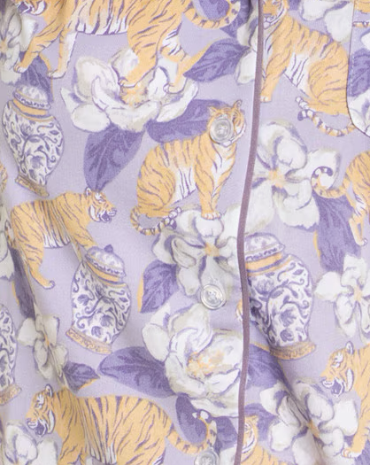 Chinoiserie Tiger Pajama Set