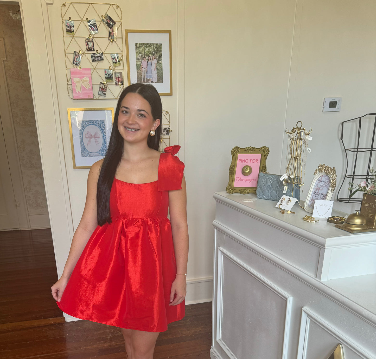 Red Babydoll Dress