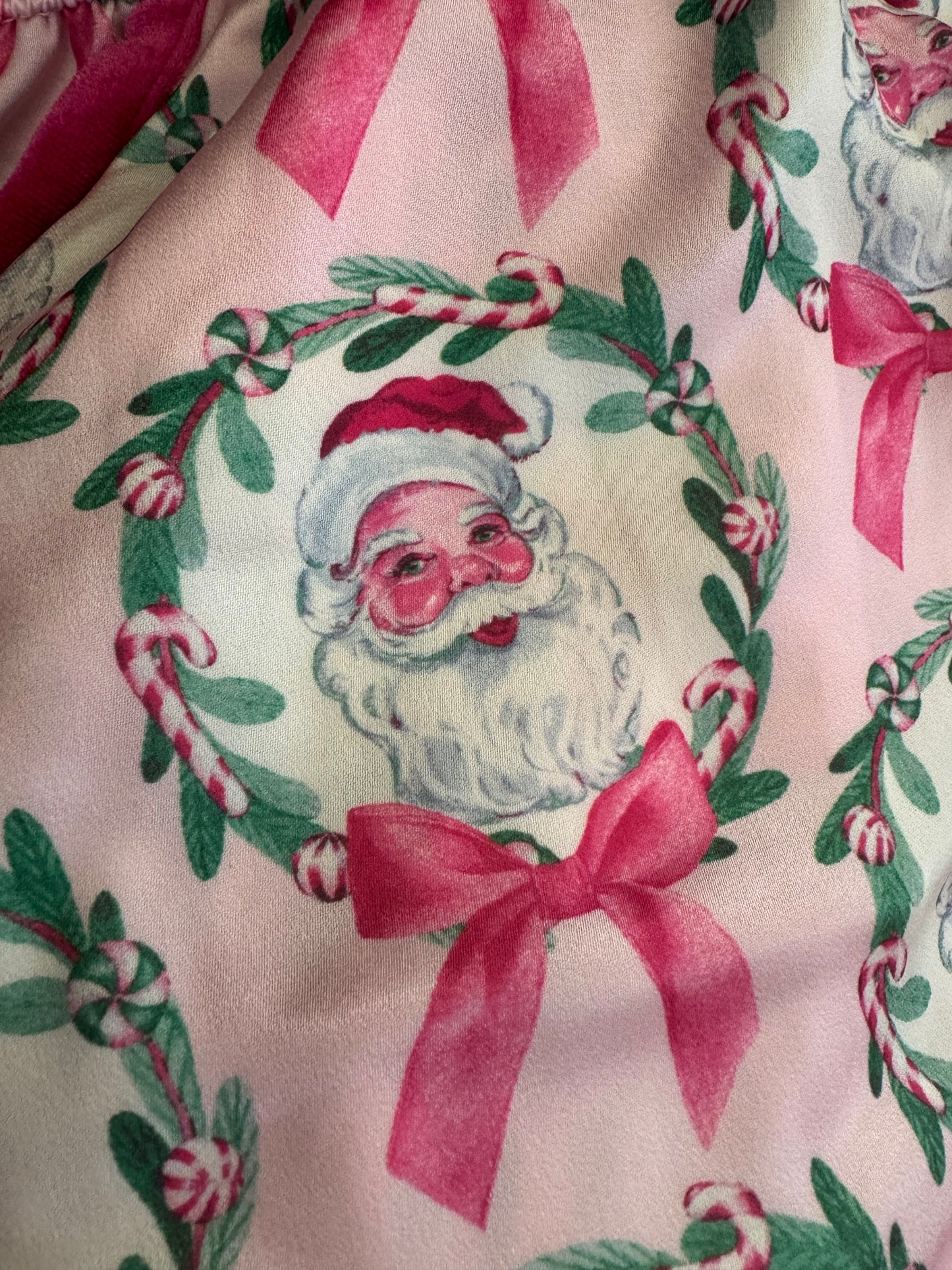 Pink Santa Pajamas
