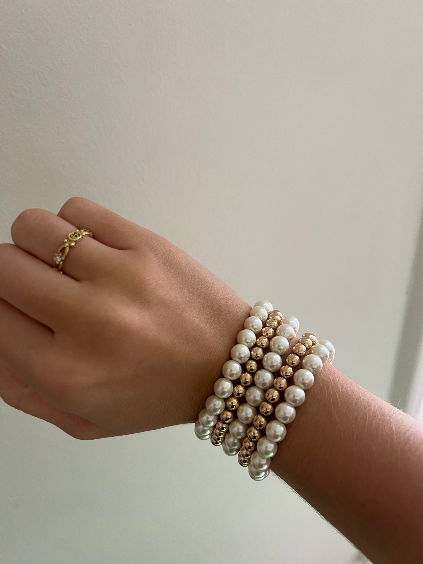 Ashley Pearl Bracelet Set