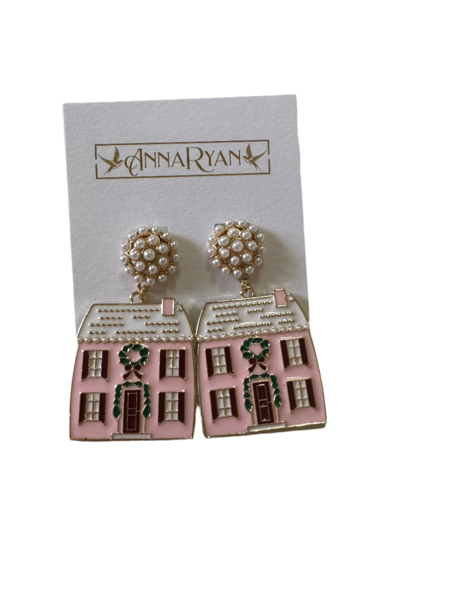 Christmas House Earrings