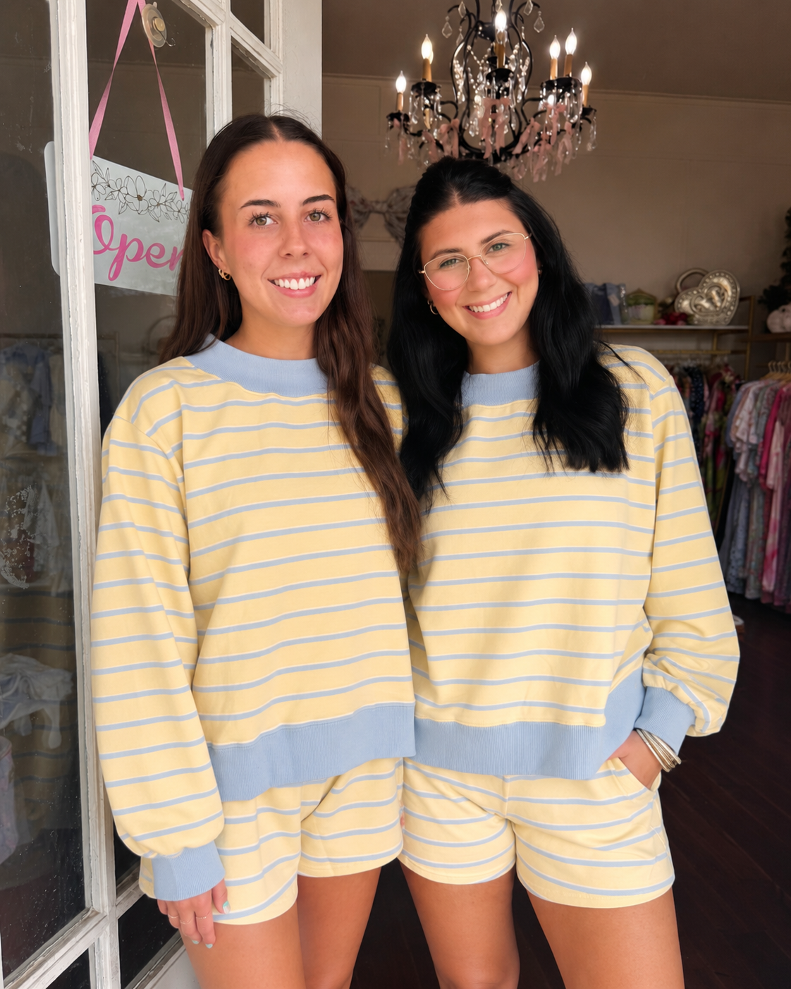 Oceanside Mock-Neck Set
