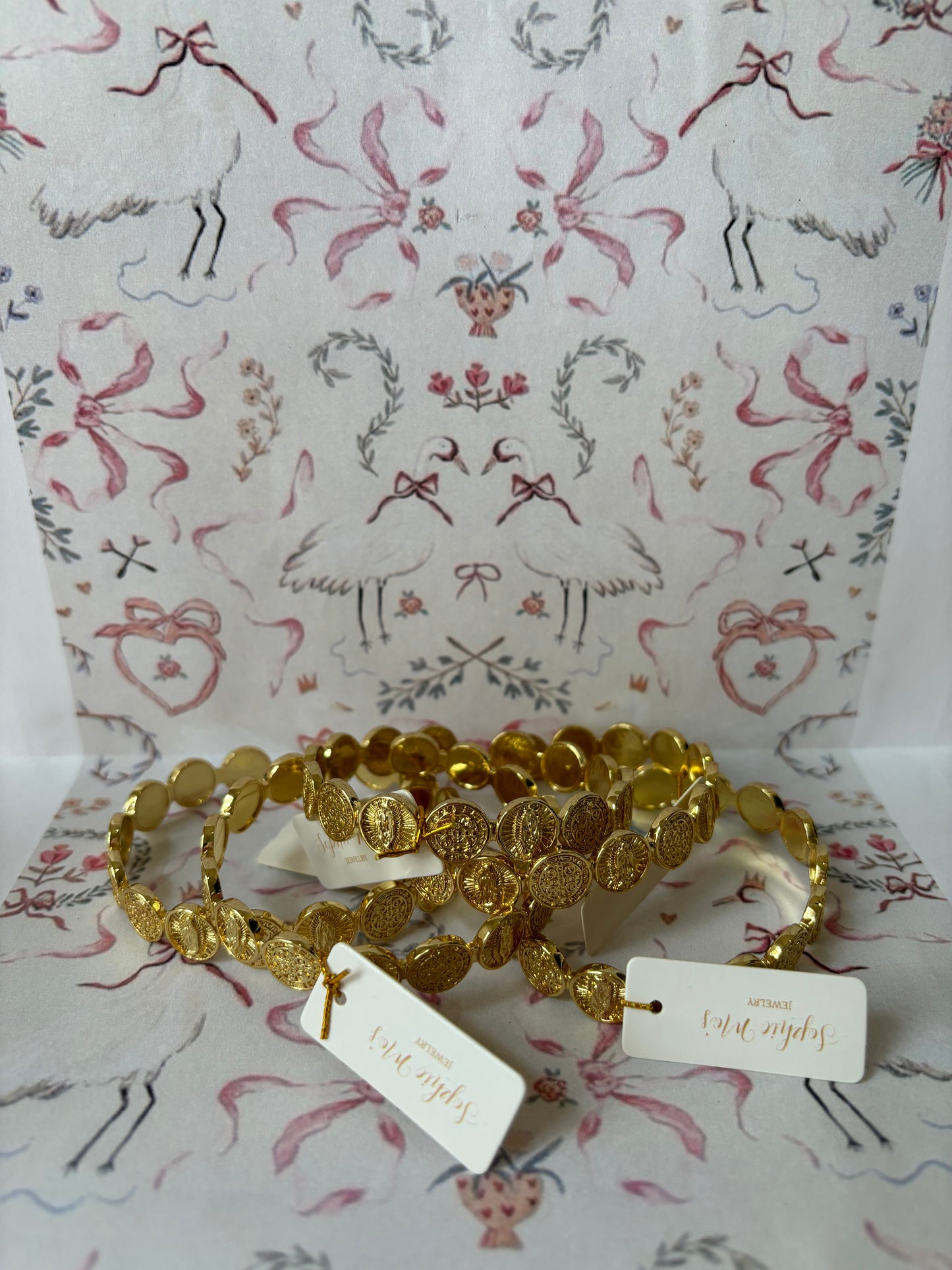 Circled Religious Bangle