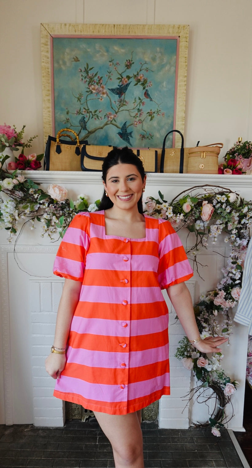 Amelia Striped Dress