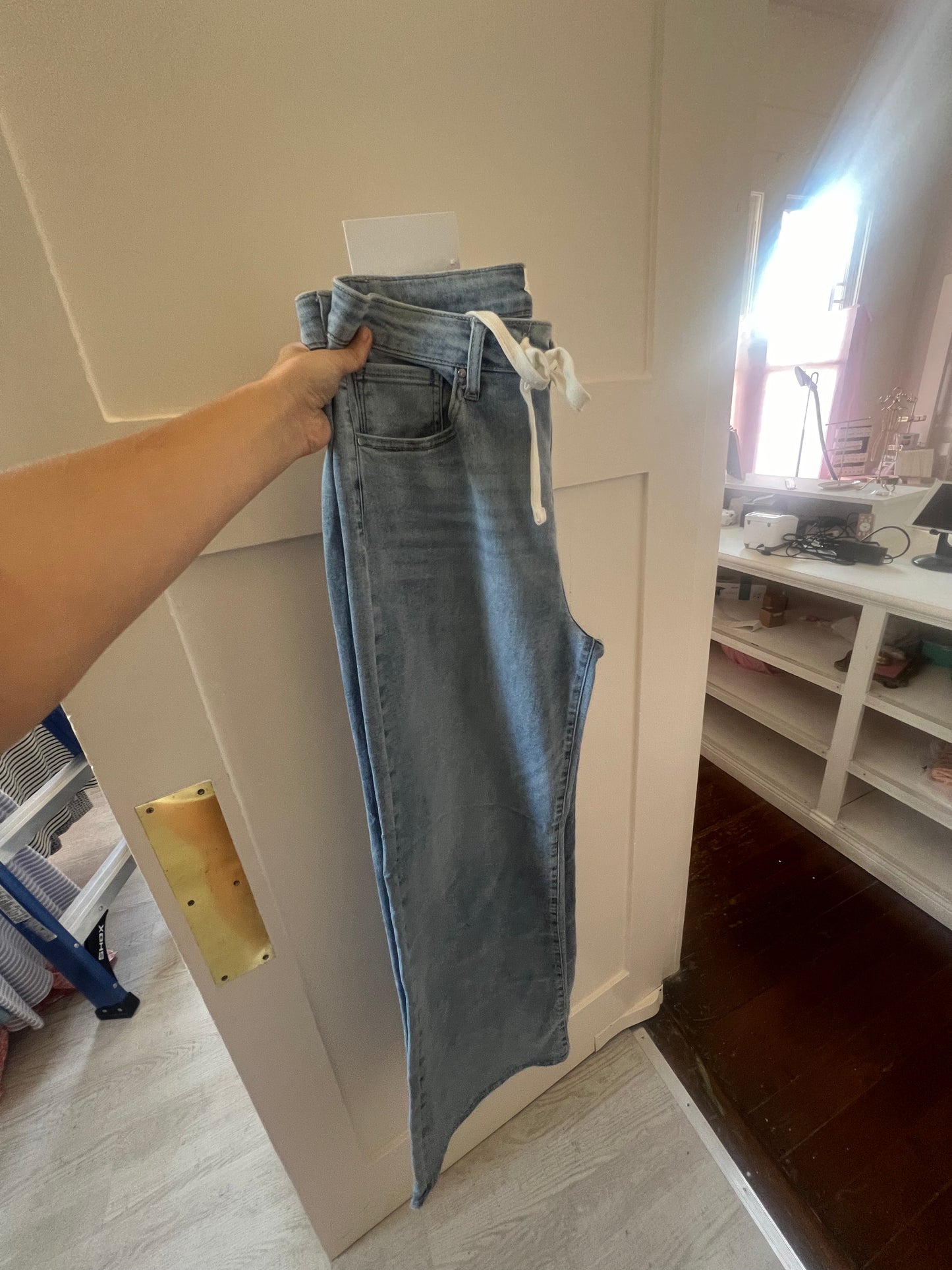 Drawstring Jeans