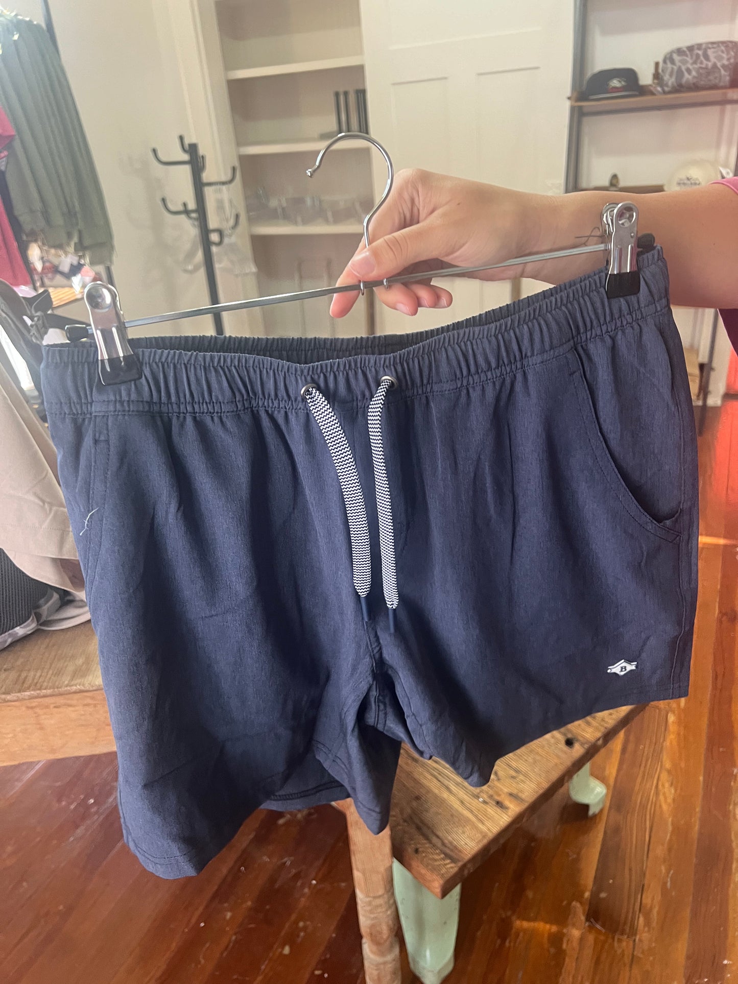 Flag Navy Shorts