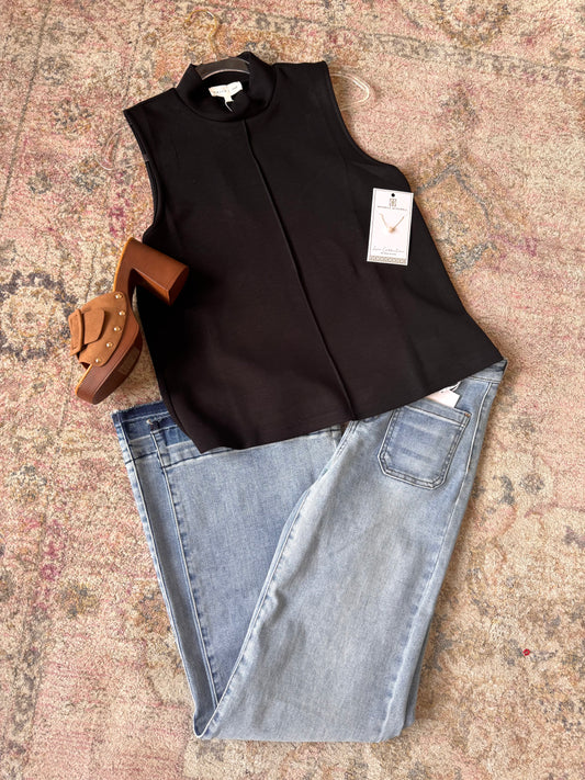 Kale Everyday Top Black