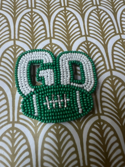 Green "GO" Pin