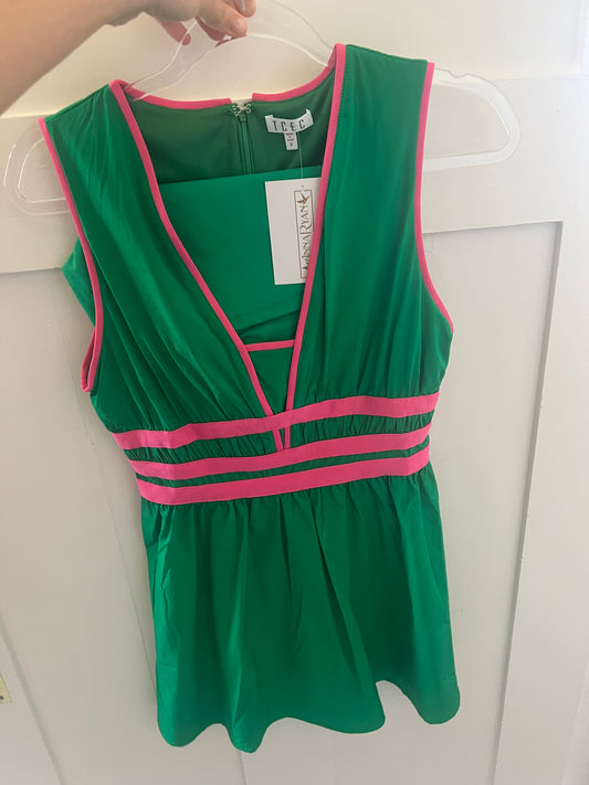 Green/Pink Athletic Dress