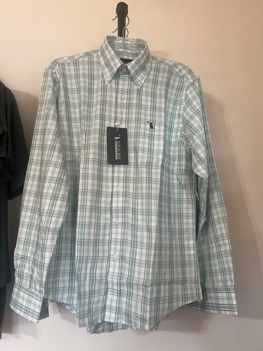 Hutto Green Dress Shirt