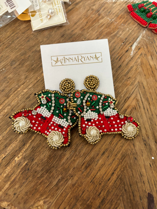 Christmas Car Earrings
