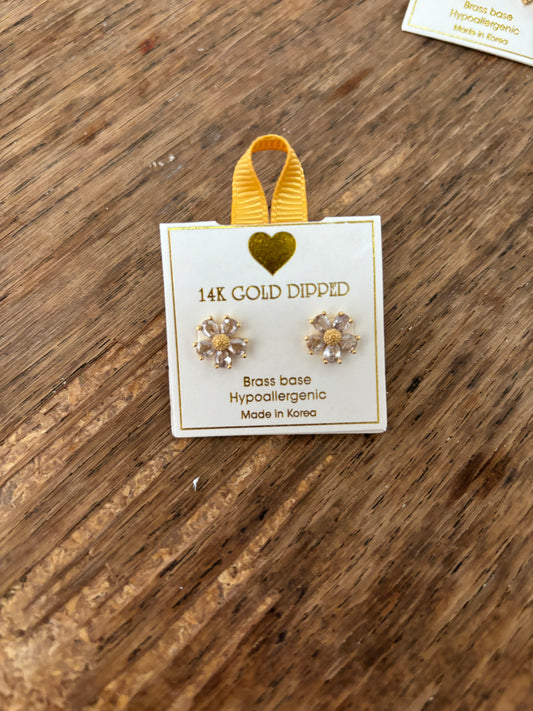Dimond Daisy Studs