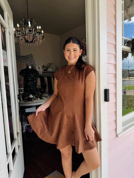 Suede Dreams Flair Dress