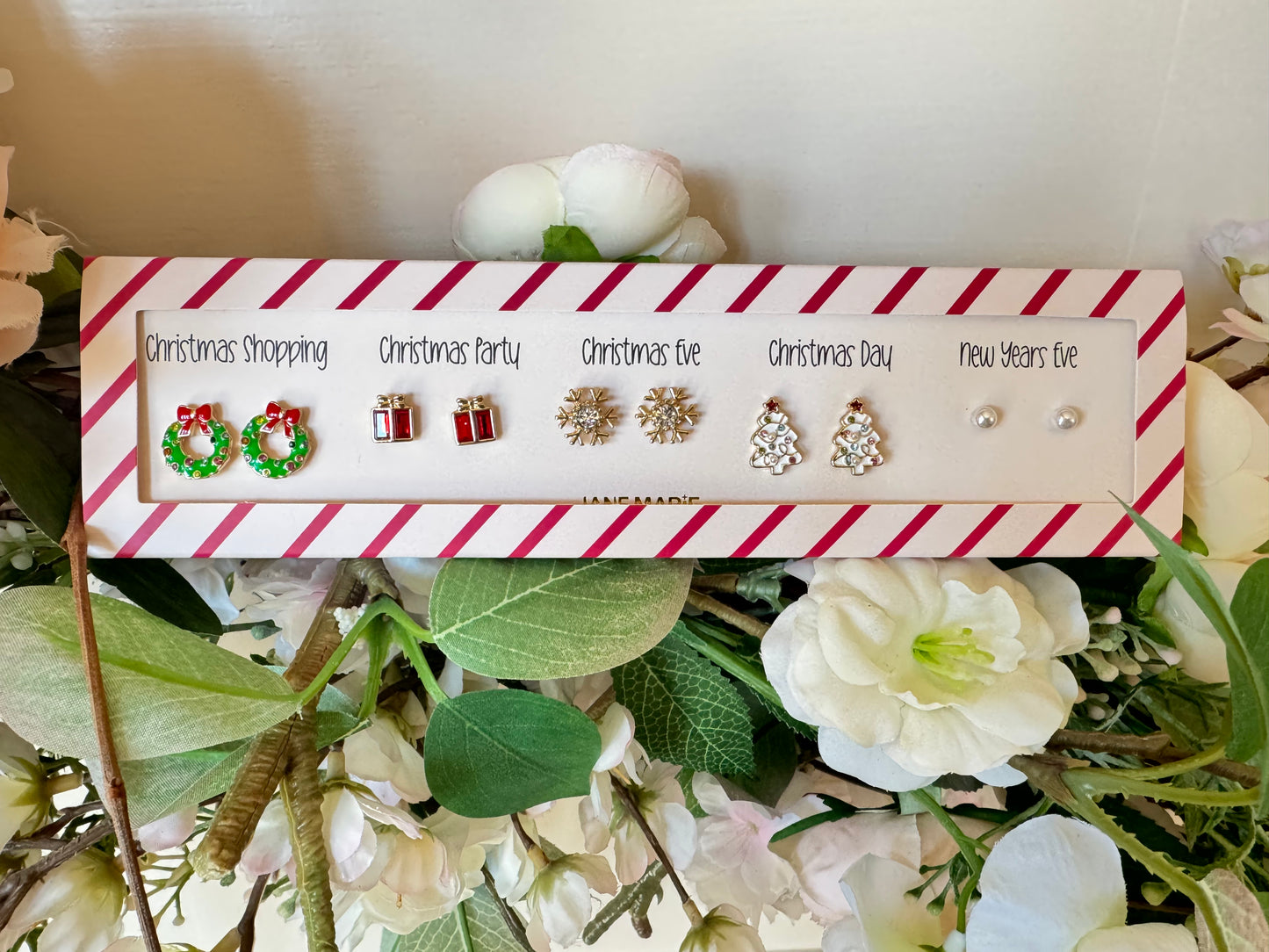 Christmas Earrings-Set of 5