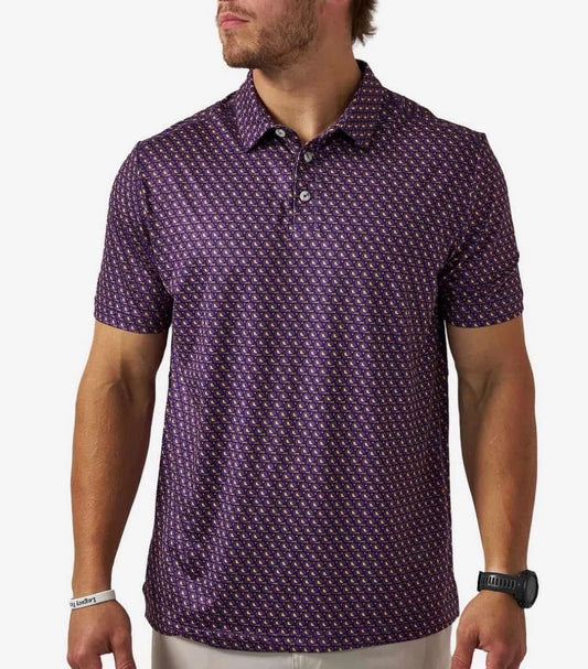LSU Vintage Helmets Polo