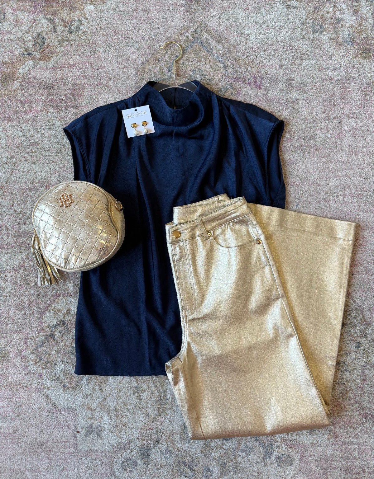 GOLD Metallic Jeans