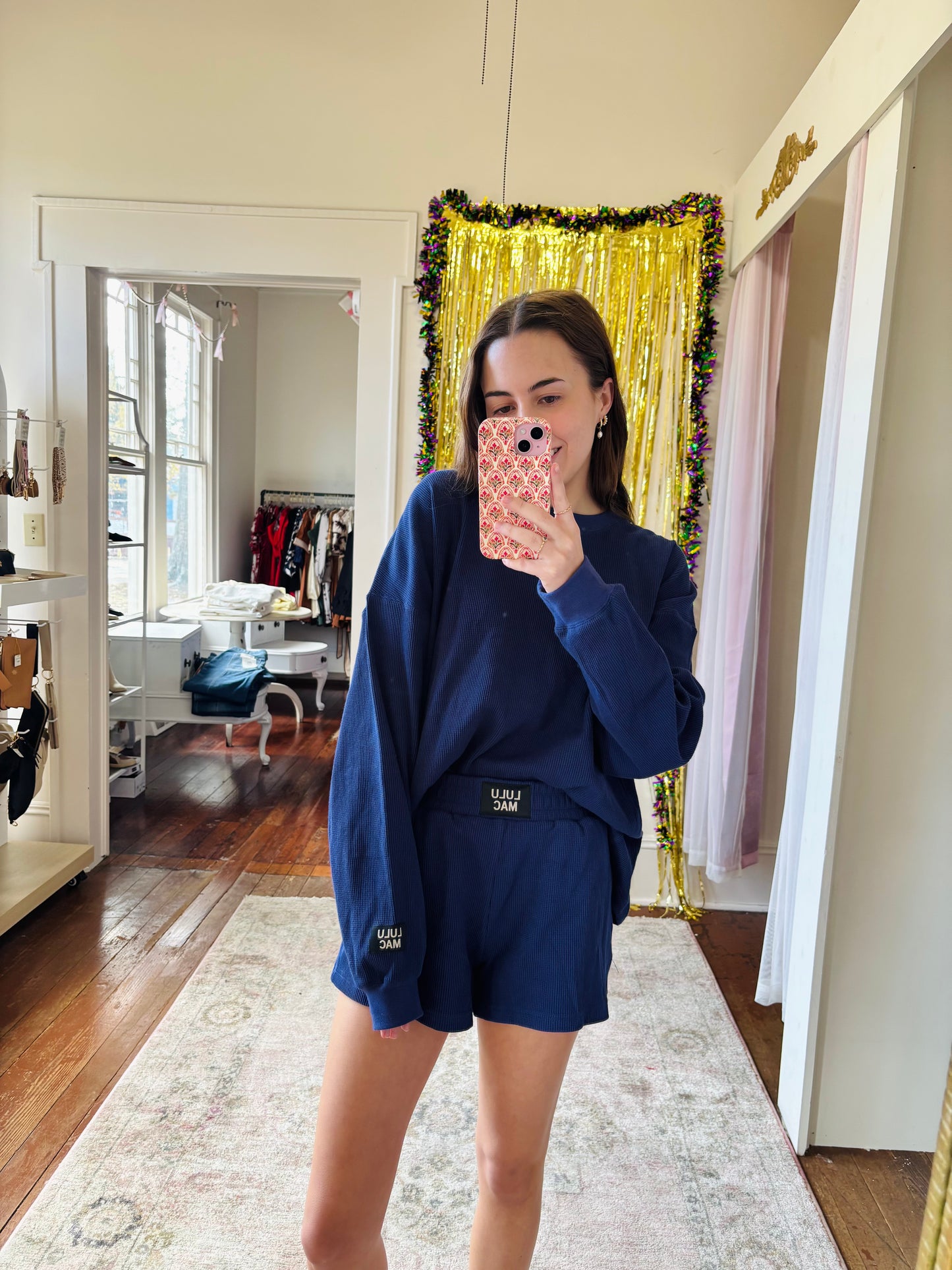 LLM Navy Waffle Set
