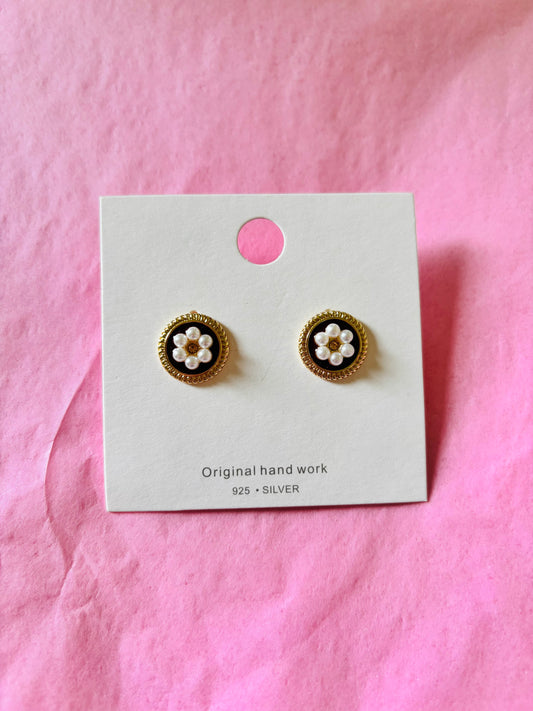 PS Maroon Earrings