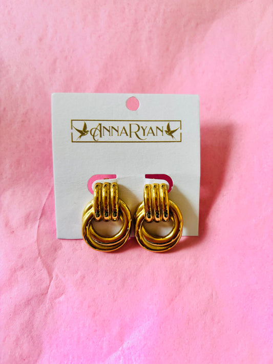 Golden Knocker Earrings