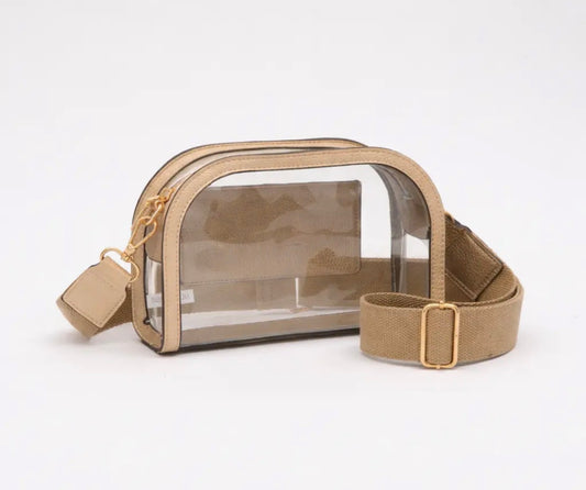 Bella Gold/Clear Purse