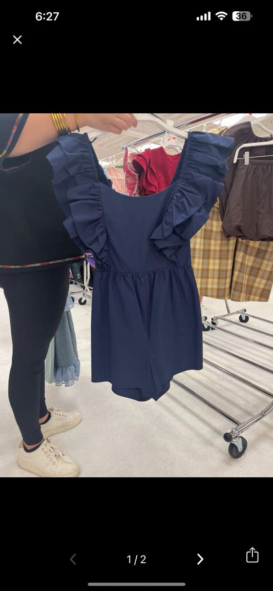 Navy Bow Jumper