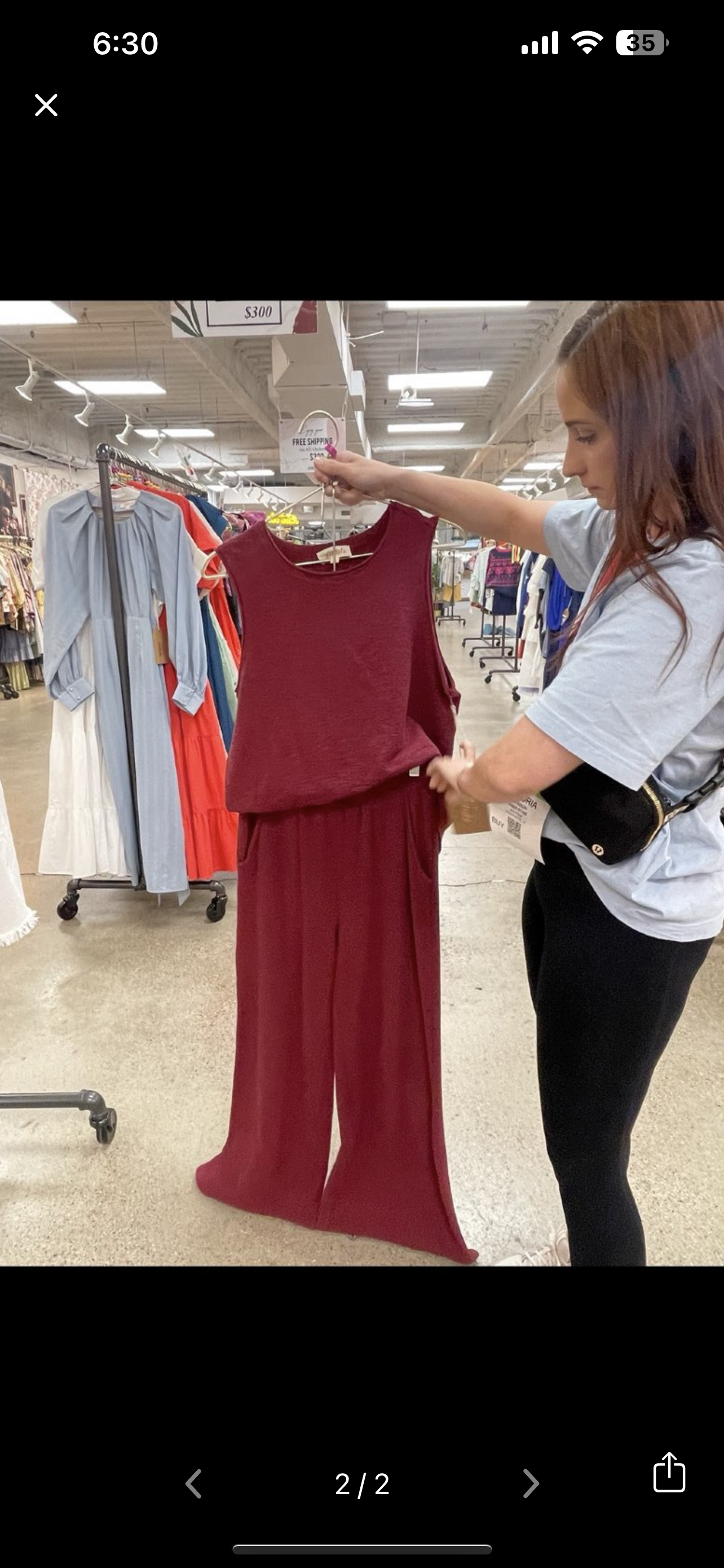 Knit Sweatpant Set Wine