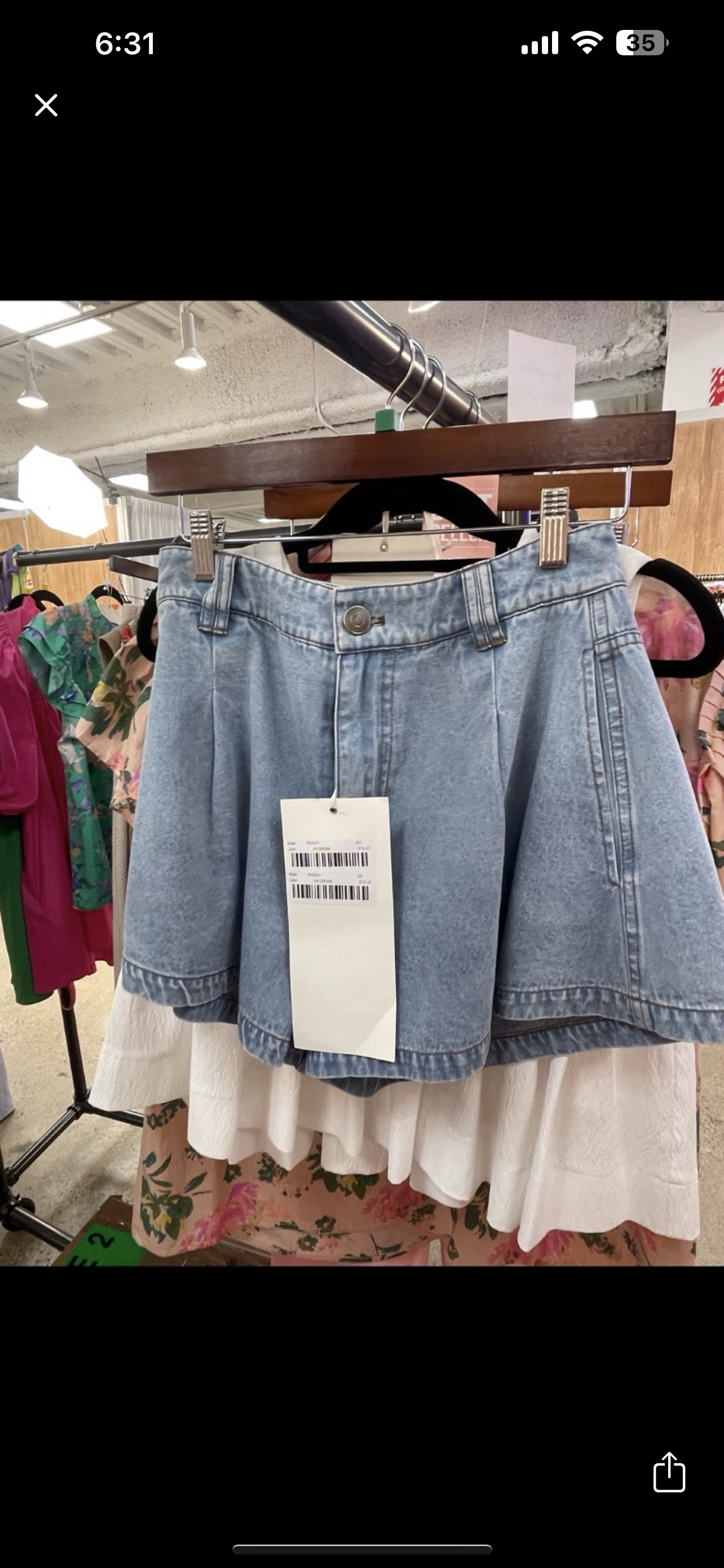 Flow Denim Shorts