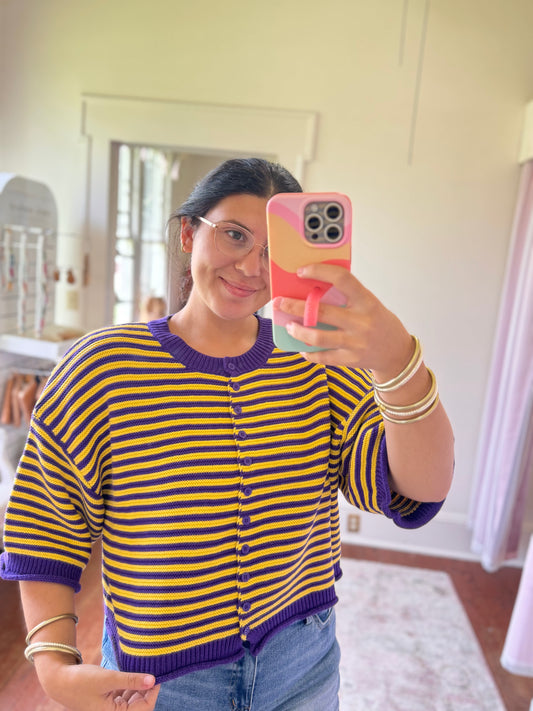Geaux Tigers Sweater Top