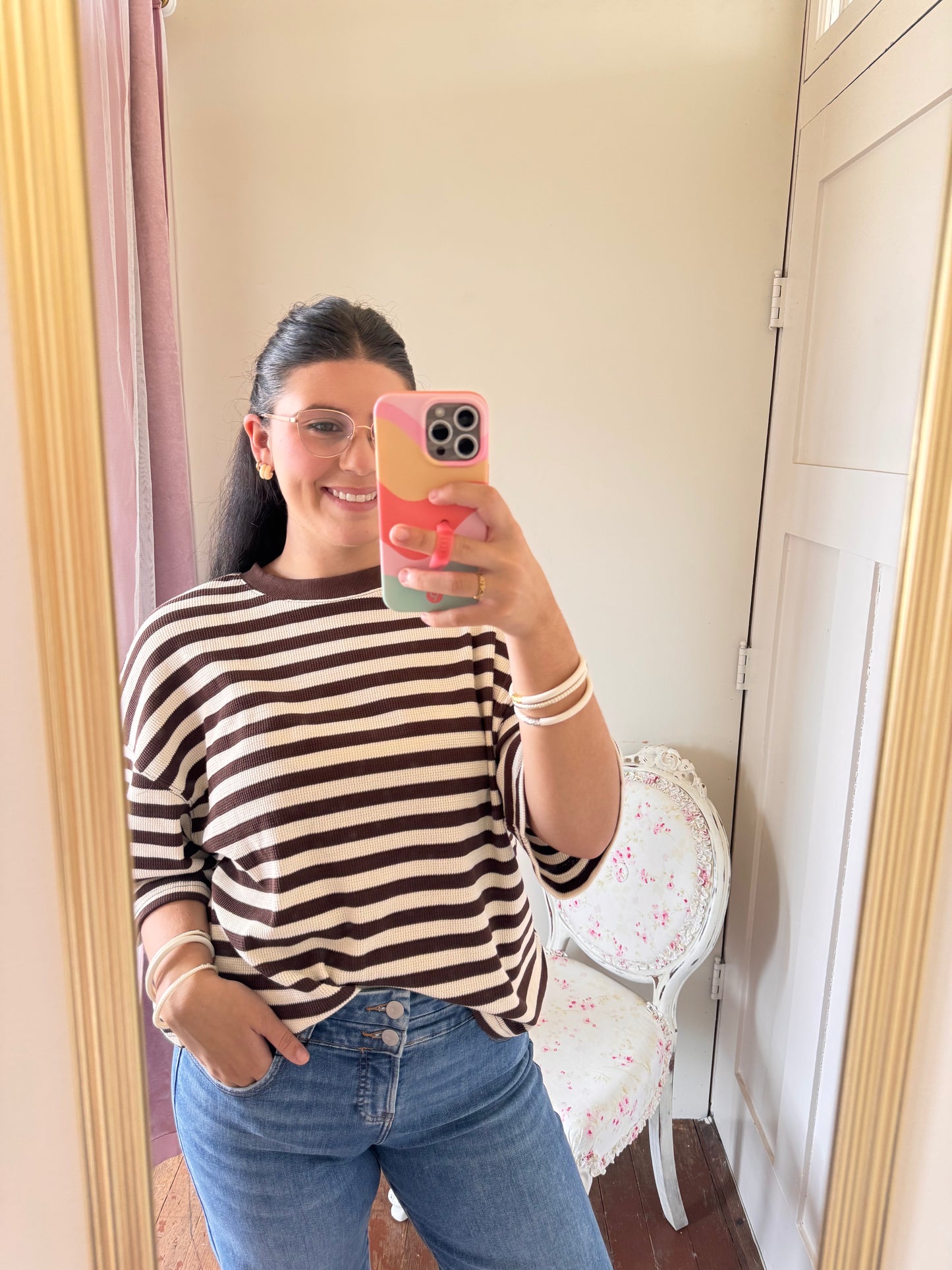 Kylie Relaxed Striped Top