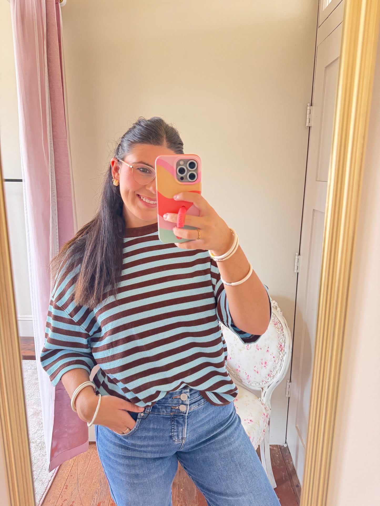 Kylie Relaxed Striped Top