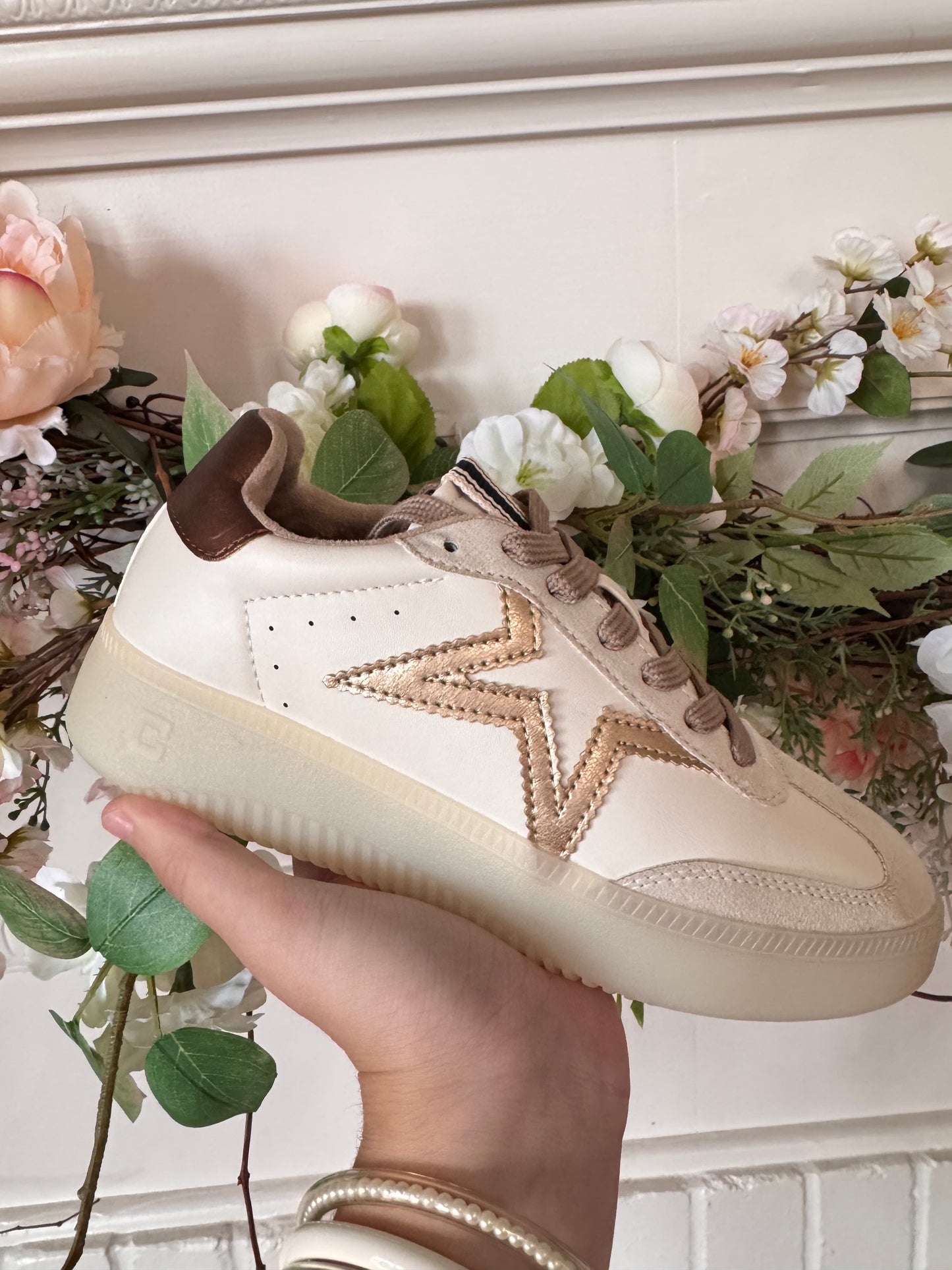 Peaches Gold Star Sneakers