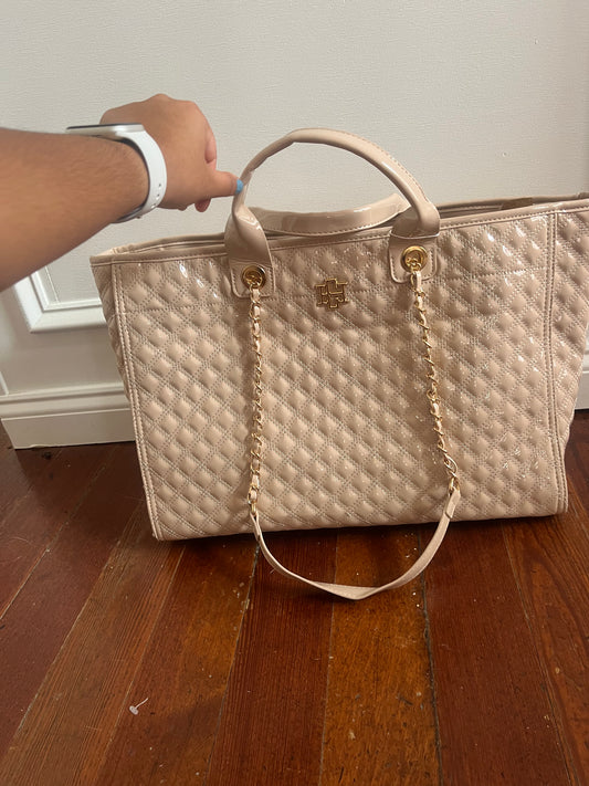 Melissa Nude Patent Purse
