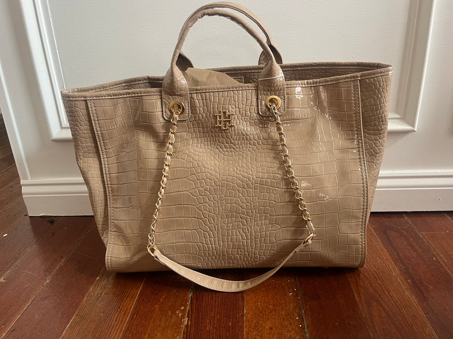 Melissa Taupe Purse