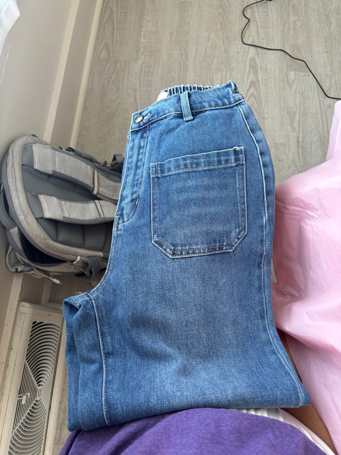 Patch Pocket Jeans