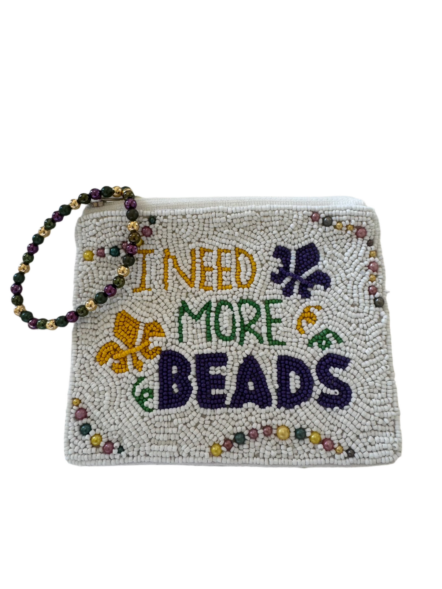 Mardi Beads Pouch