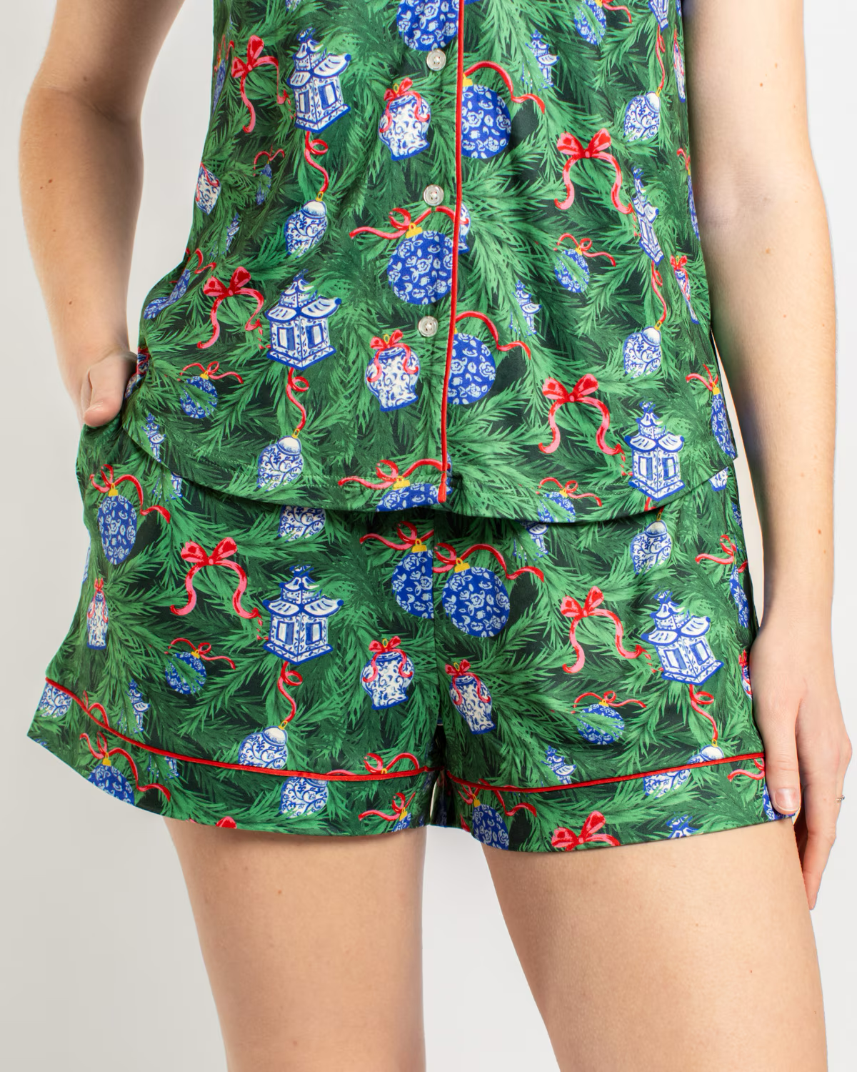 Christmas Spruce It Up Pajama Shorts