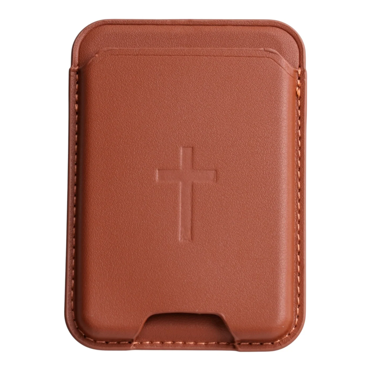 TAP TO PRAY® MAGNETIC WALLETS- Chestnut