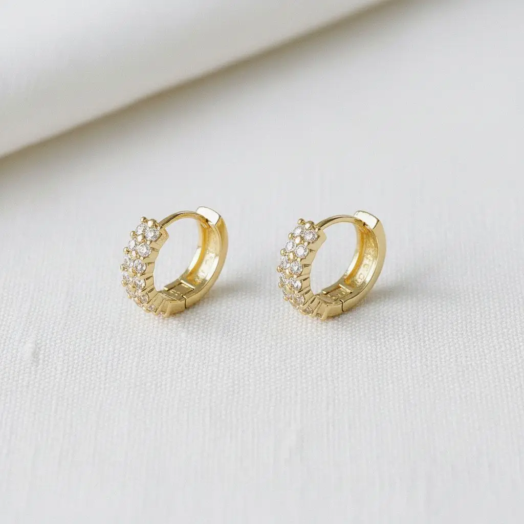 Vintage Huggie Hoop Earrings